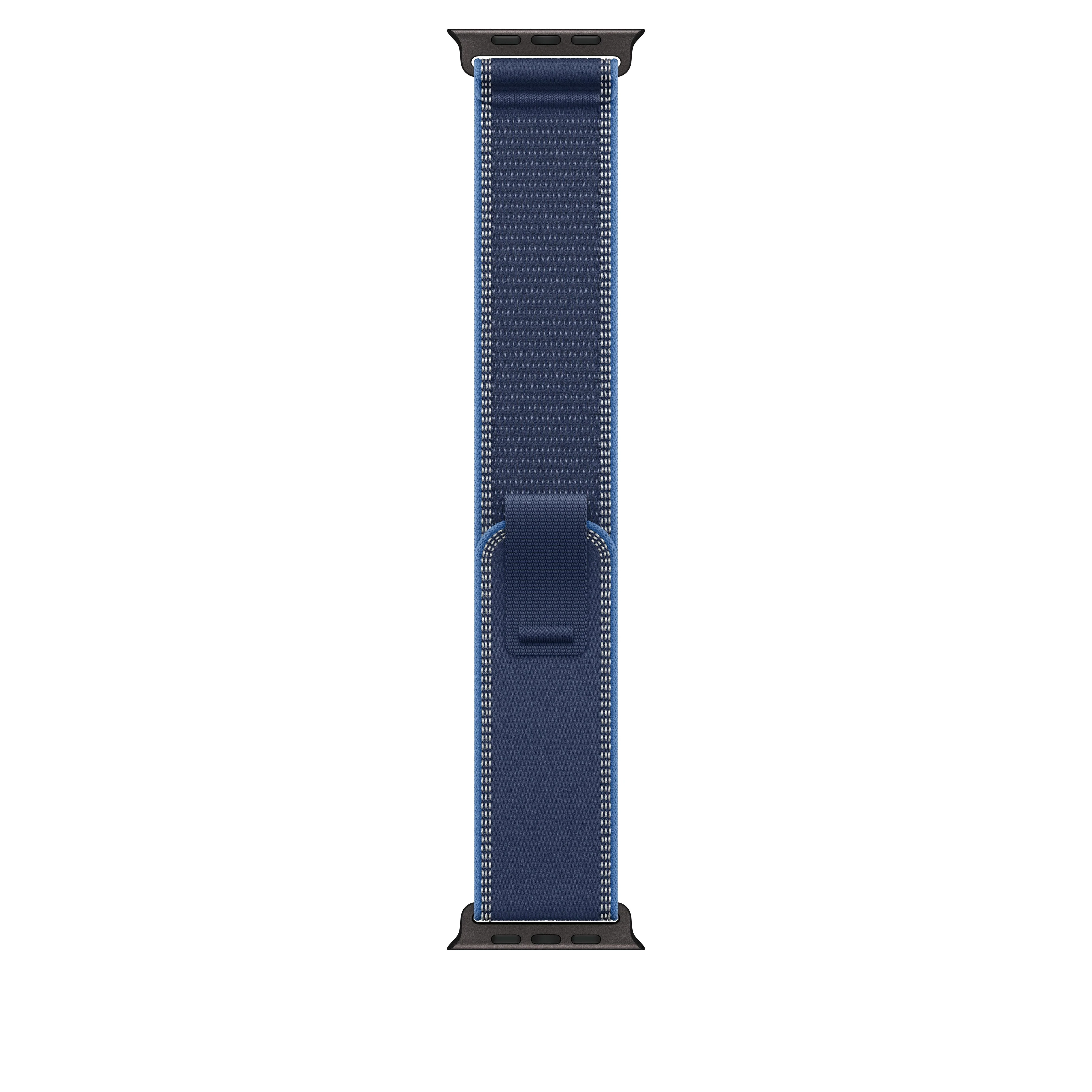 Boucle Trail bleu/bleu vif 49 mm - S/M - Finition titane noir