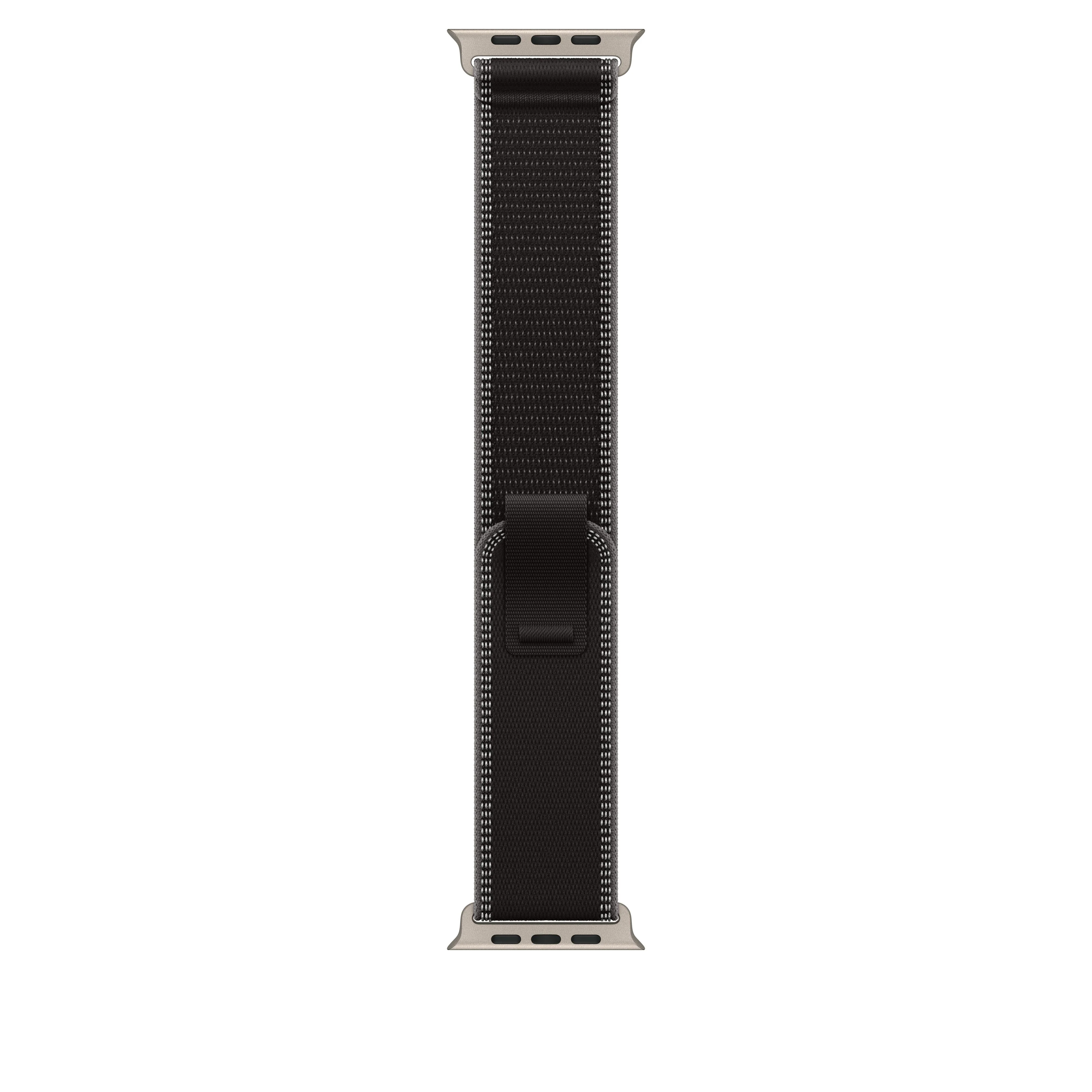 Boucle Trail noir/charbon 49 mm - S/M - Finition titane naturel