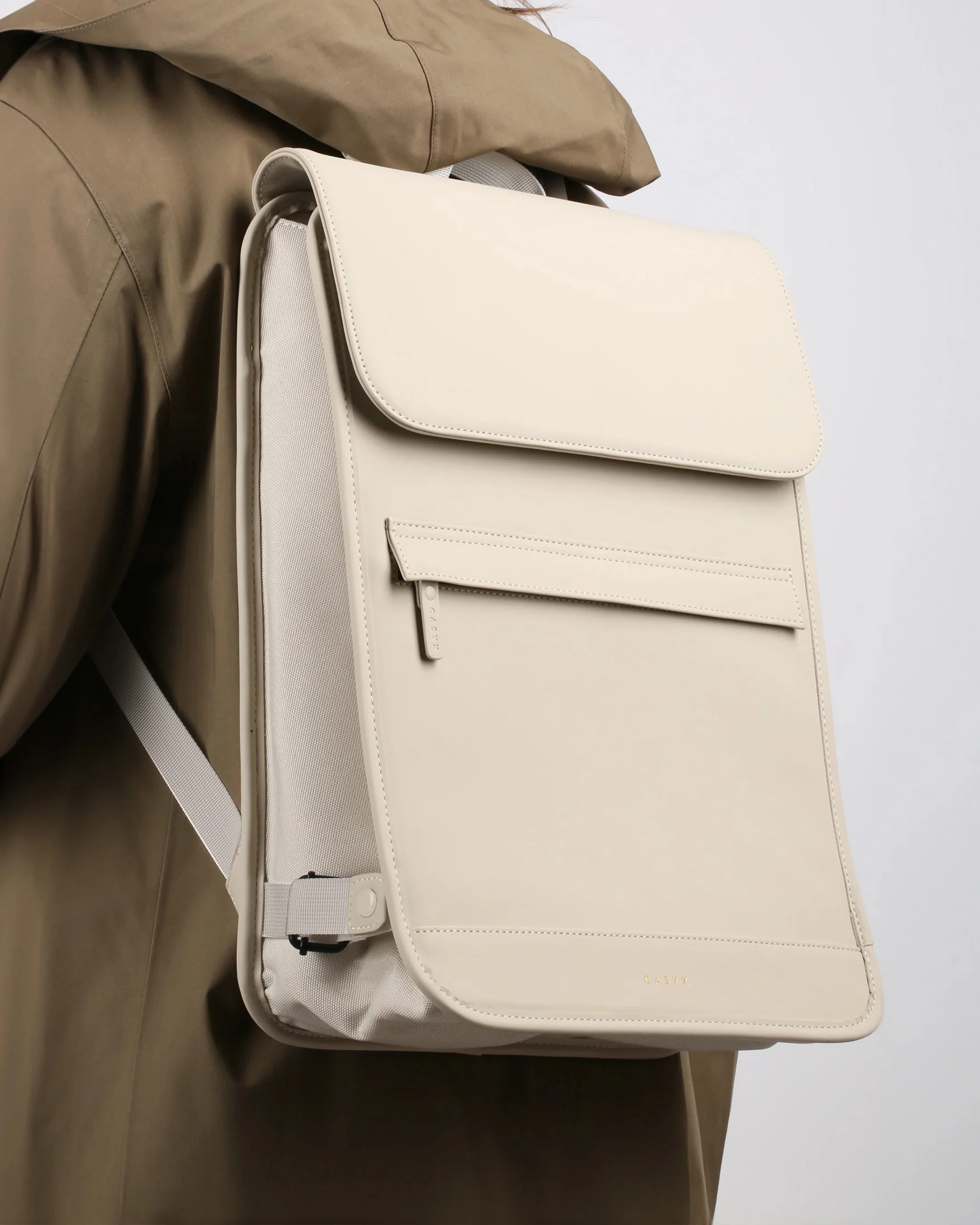 Casyx Storm • Sac à dos imperméable et modulable • Gris Brume - Image 2