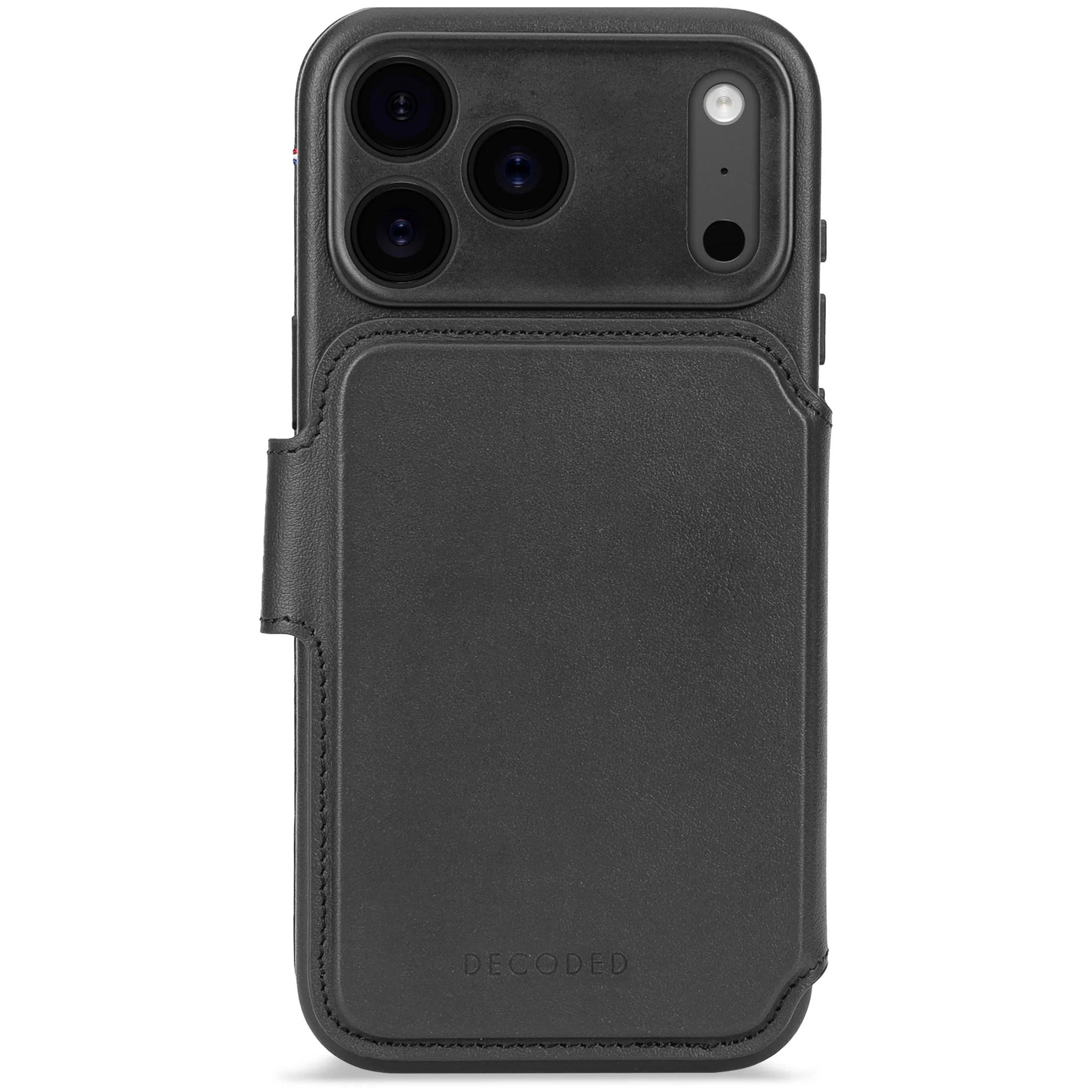 Decoded • Etui Portefeuille amovible pour iPhone 17 Pro • Noir