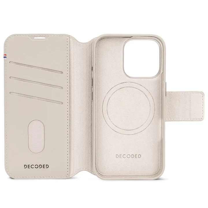 Decoded • Etui Portefeuille amovible pour iPhone 16 Pro Max • Argile - Image 5