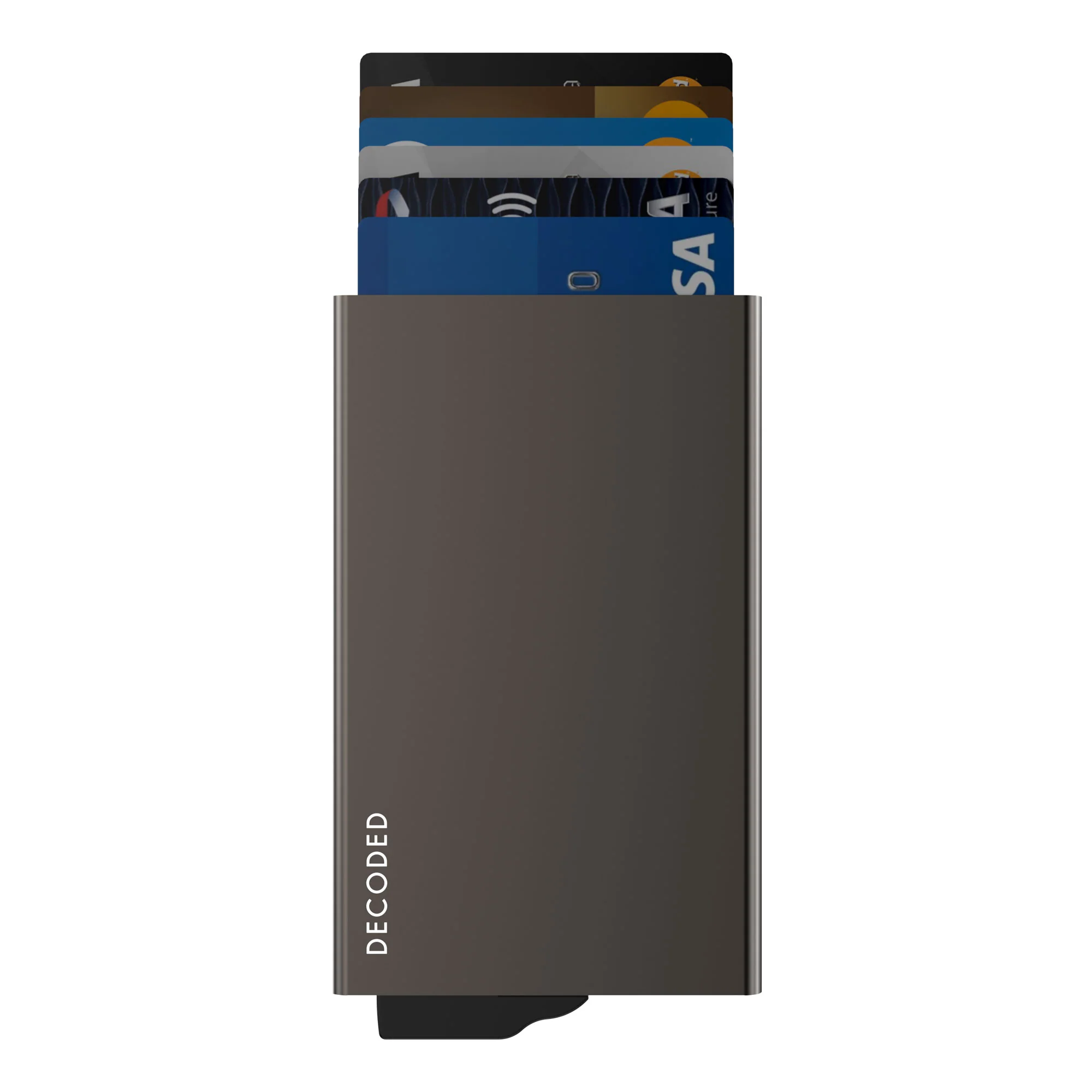 Decoded • Porte-cartes MagSafe • Aluminium • Couleur Titane - Image 3