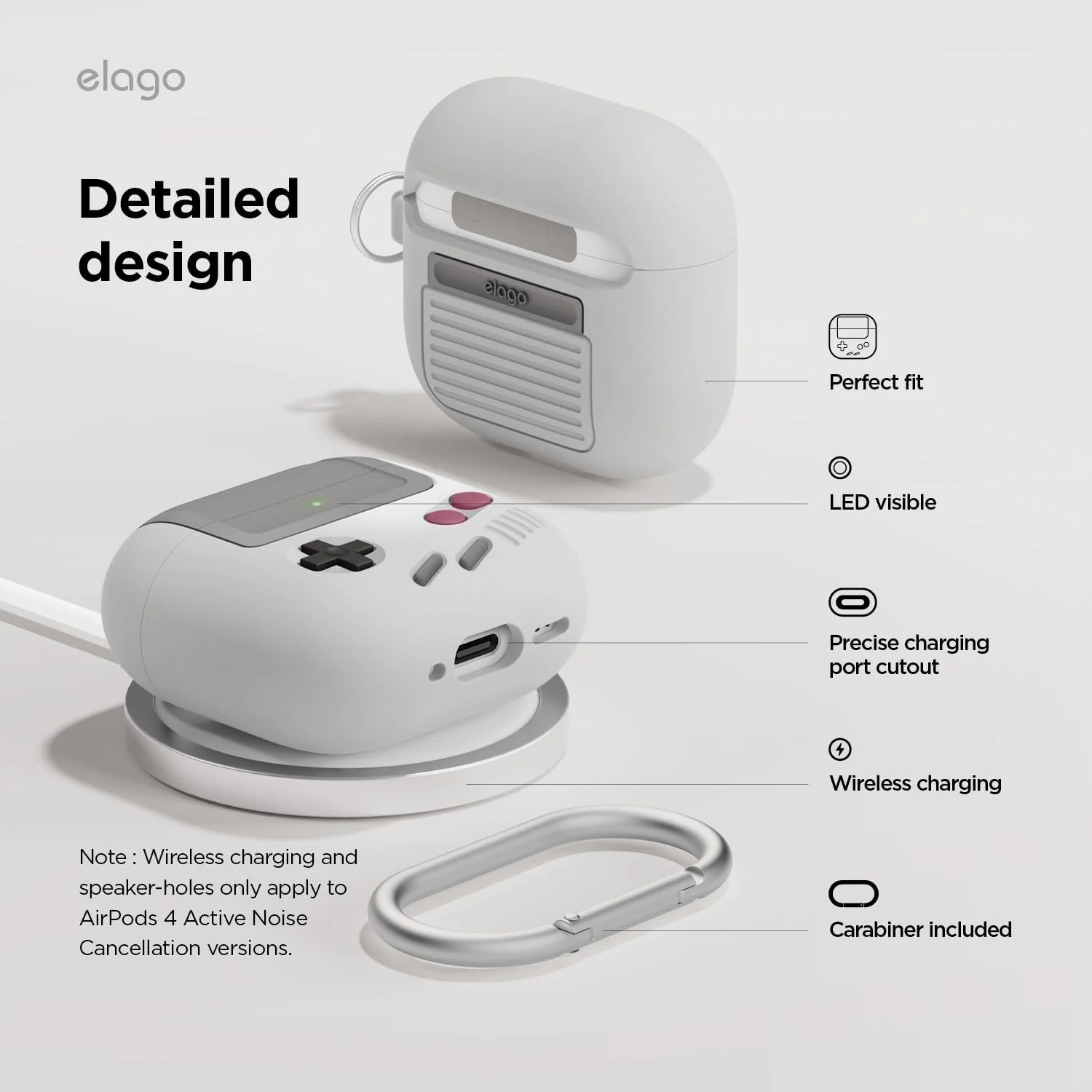 ELAGO Airpods 4 Coque Retro Gaming - Image 6