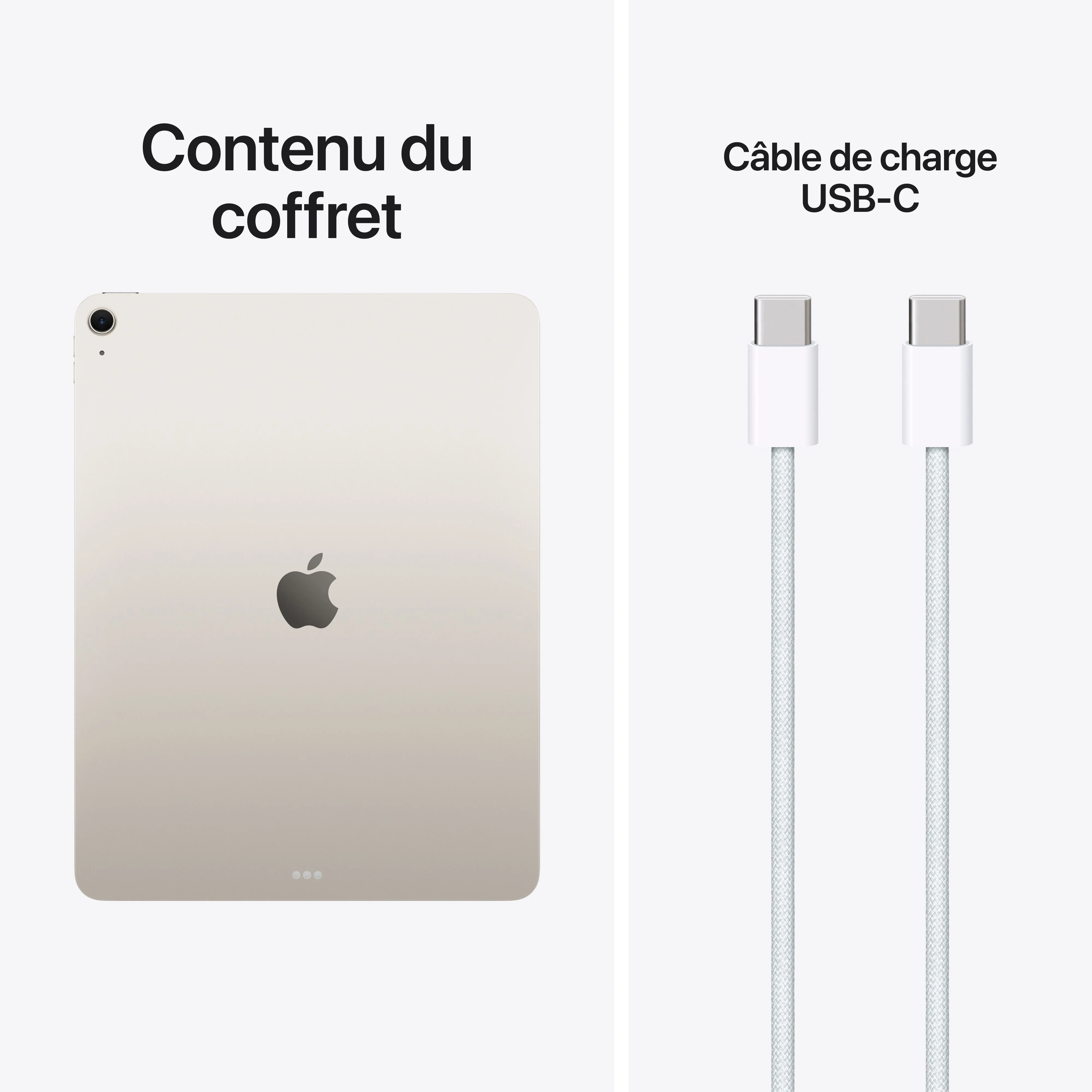 iPad Air 13 pouces Wi-Fi 1 To - Lumière stellaire (M4) - Image 10