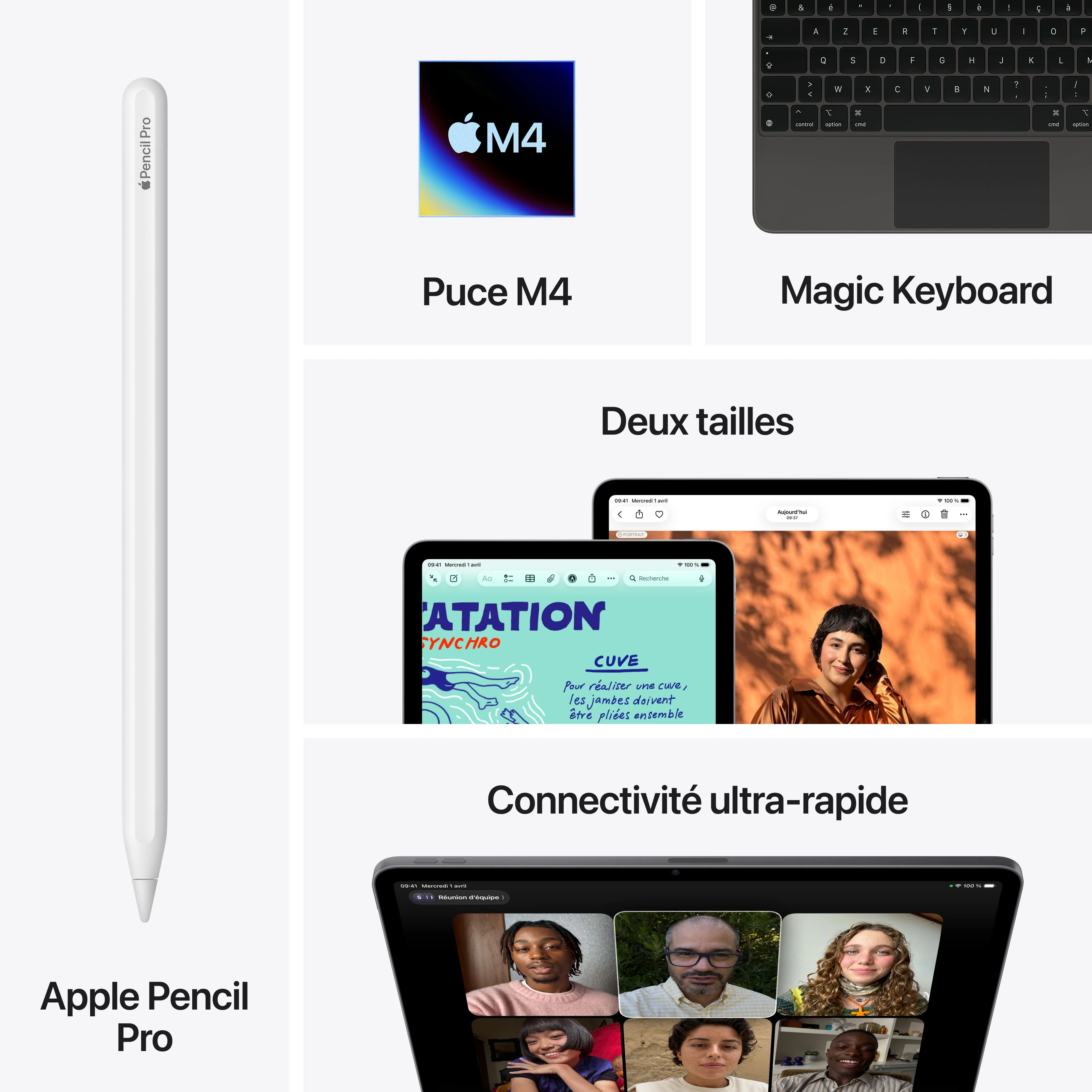 iPad Air 13 pouces Wi-Fi 256 Go - Gris sidéral (M4) - Image 9