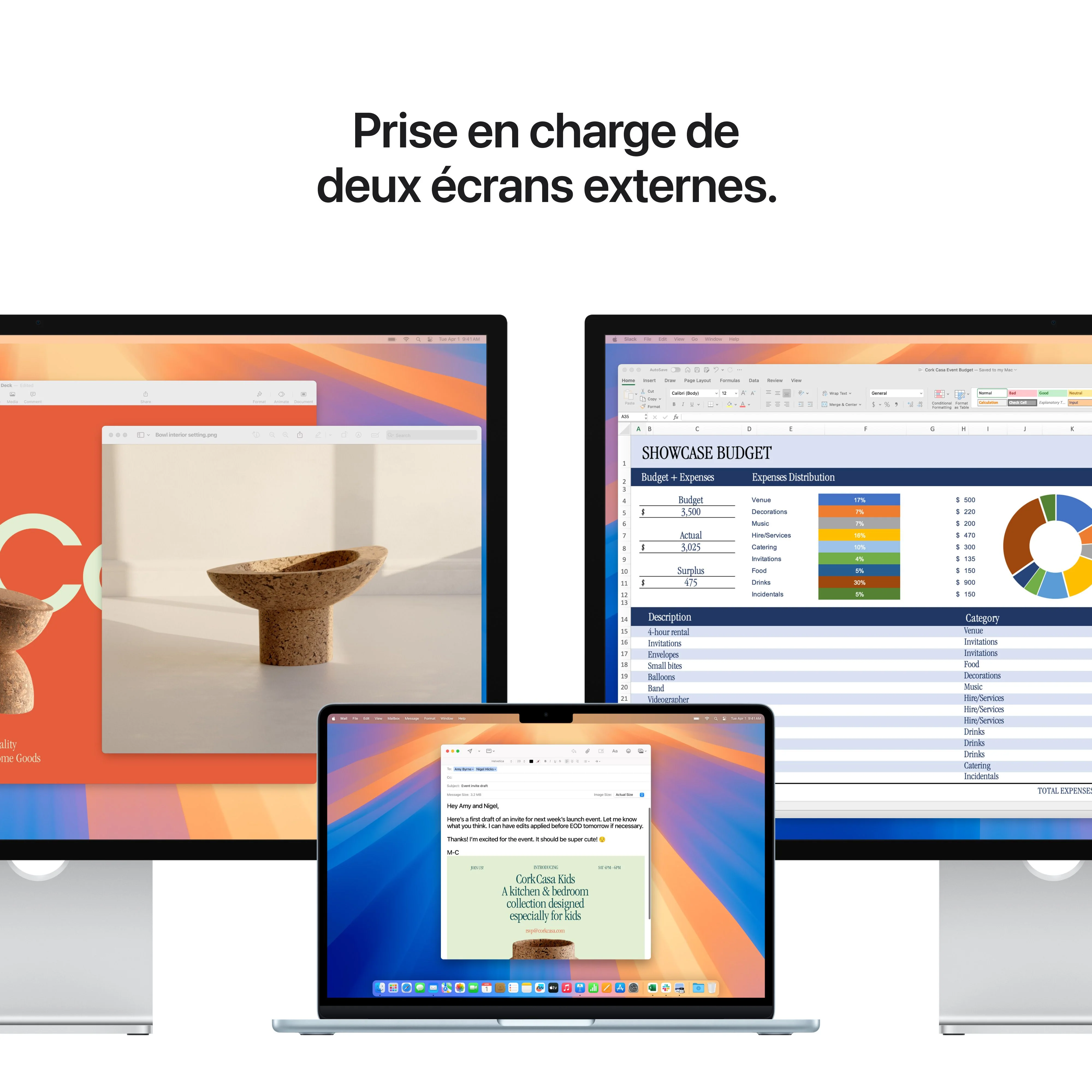 MacBook Air 13 pouces: Puce Apple M4 avec CPU 10 cœurs et GPU 8 cœurs, 256 Go SSD - Lumière stellaire - Image 9