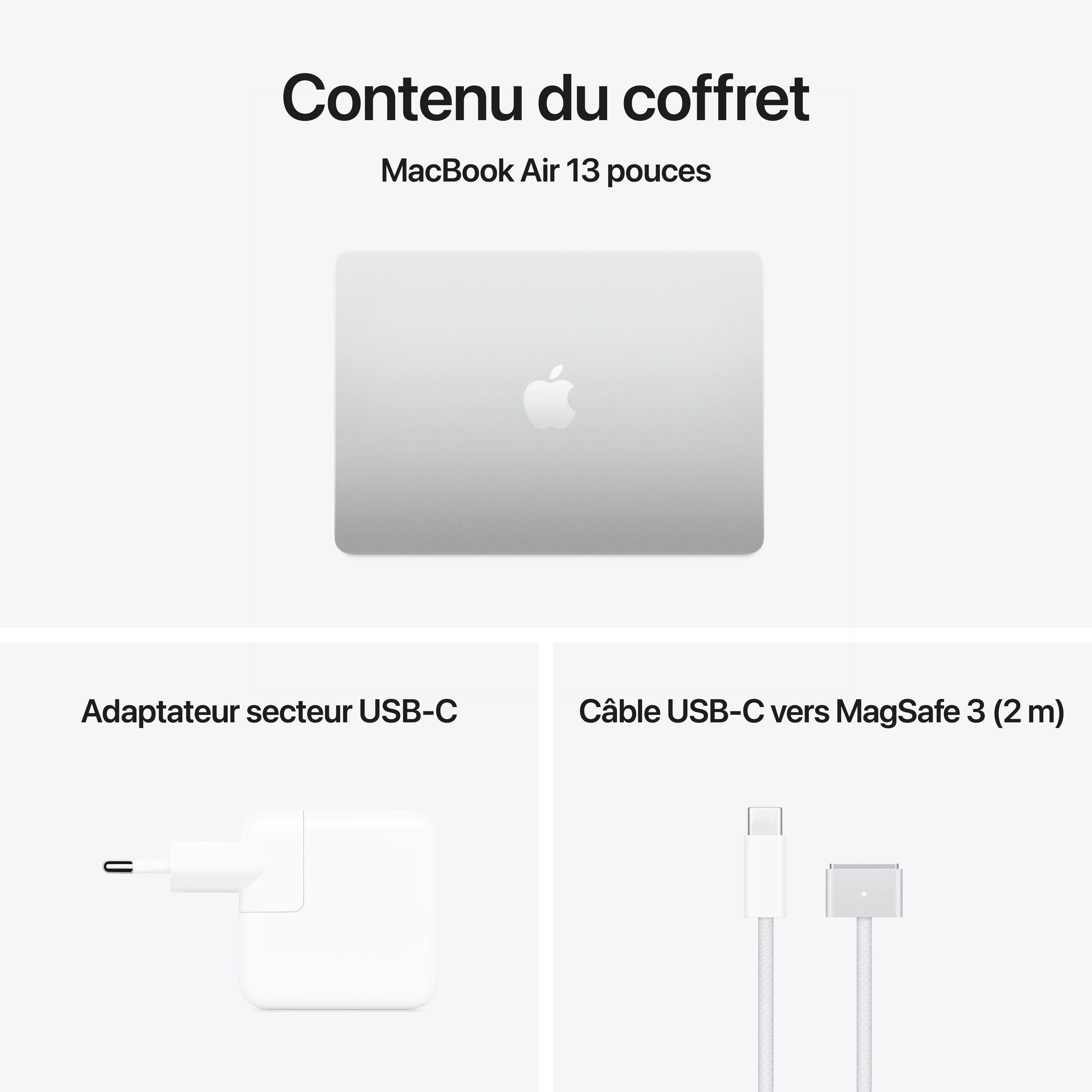 MacBook Air 13 pouces: Puce Apple M4 avec CPU 10 cœurs et GPU 10 cœurs, 512 Go SSD - Argent - Image 11