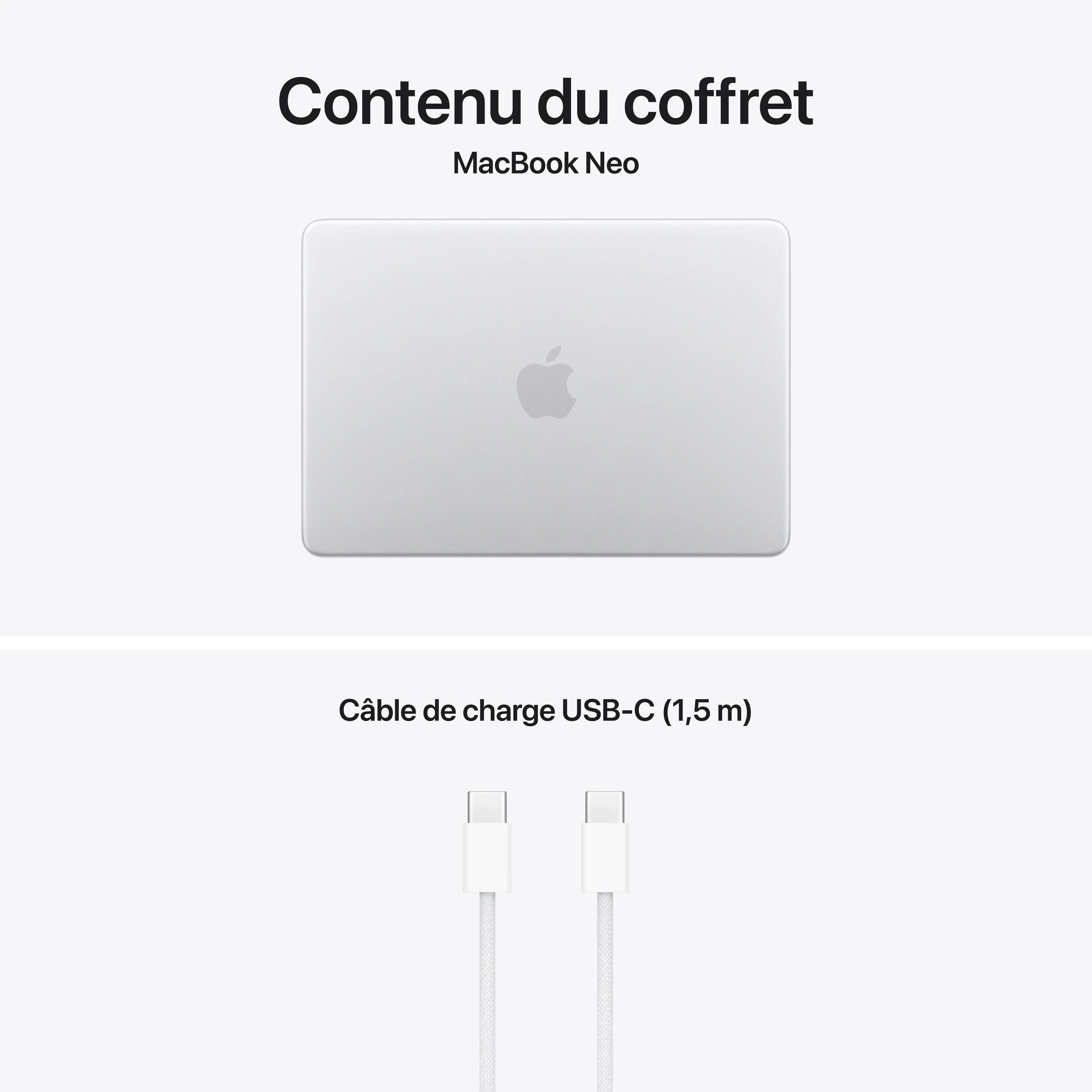 MacBook Neo 13 pouces: Puce Apple A18 Pro avec CPU 6 cœurs et GPU 5 cœurs, Magic Keyboard, 256 Go SSD - Argent - Image 10