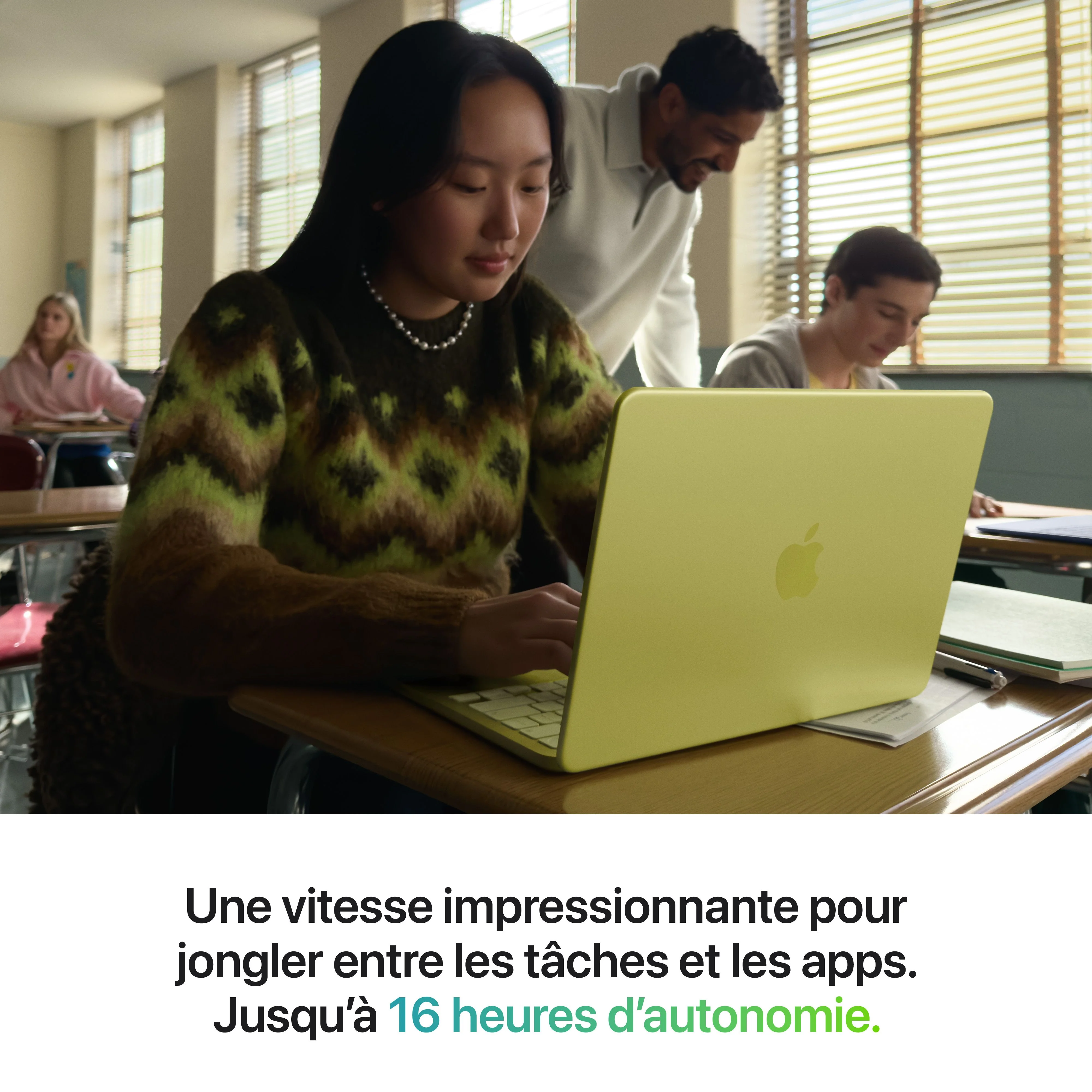 MacBook Neo 13 pouces: Puce Apple A18 Pro avec CPU 6 cœurs et GPU 5 cœurs, Magic Keyboard, 256 Go SSD - Rose poudré - Image 4