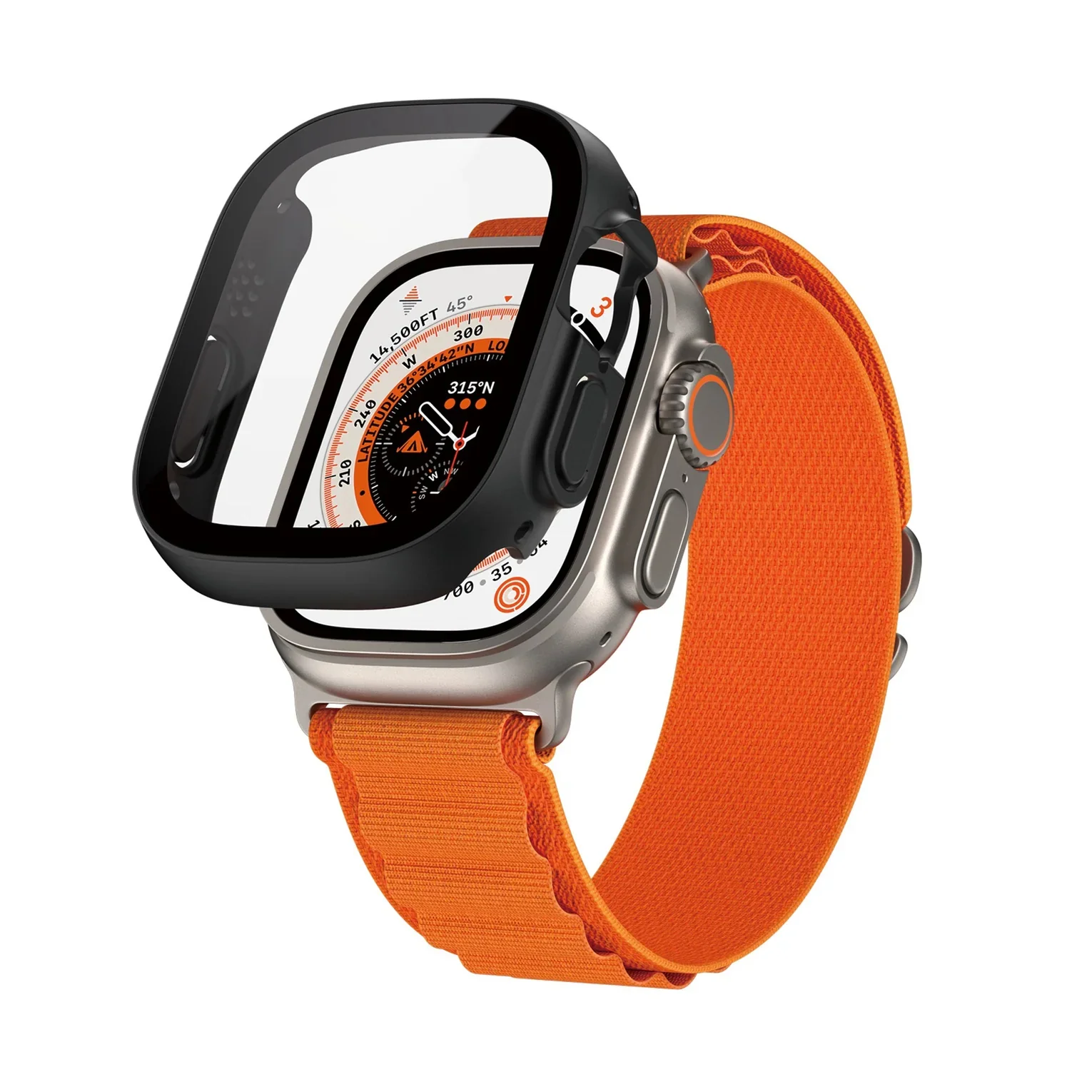 PanzerGlass • Coque complète Apple Watch Ultra • Noir • 49mm - Image 4