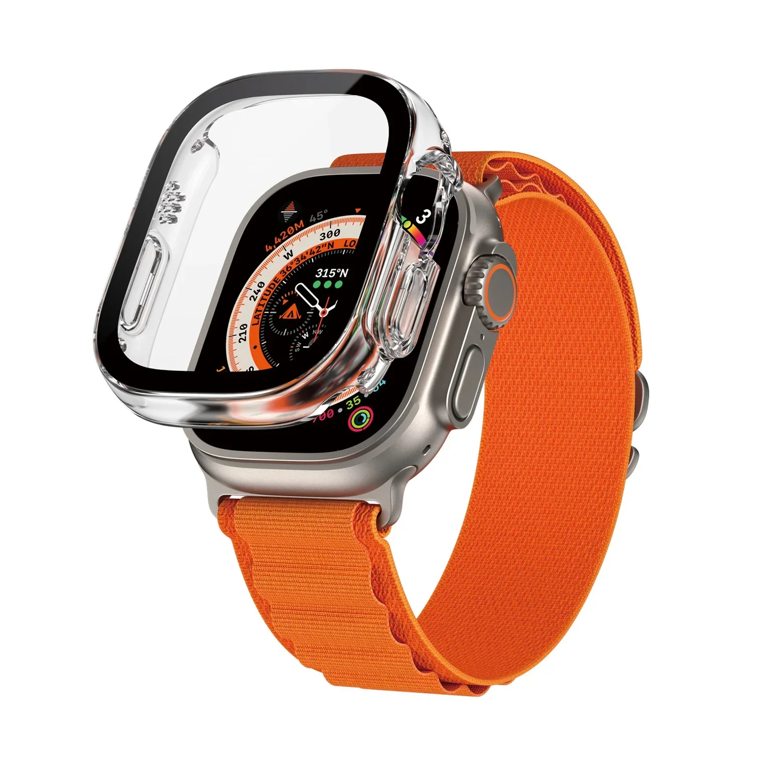 PanzerGlass • Coque complète Apple Watch Ultra • Transparent • 49mm - Image 4