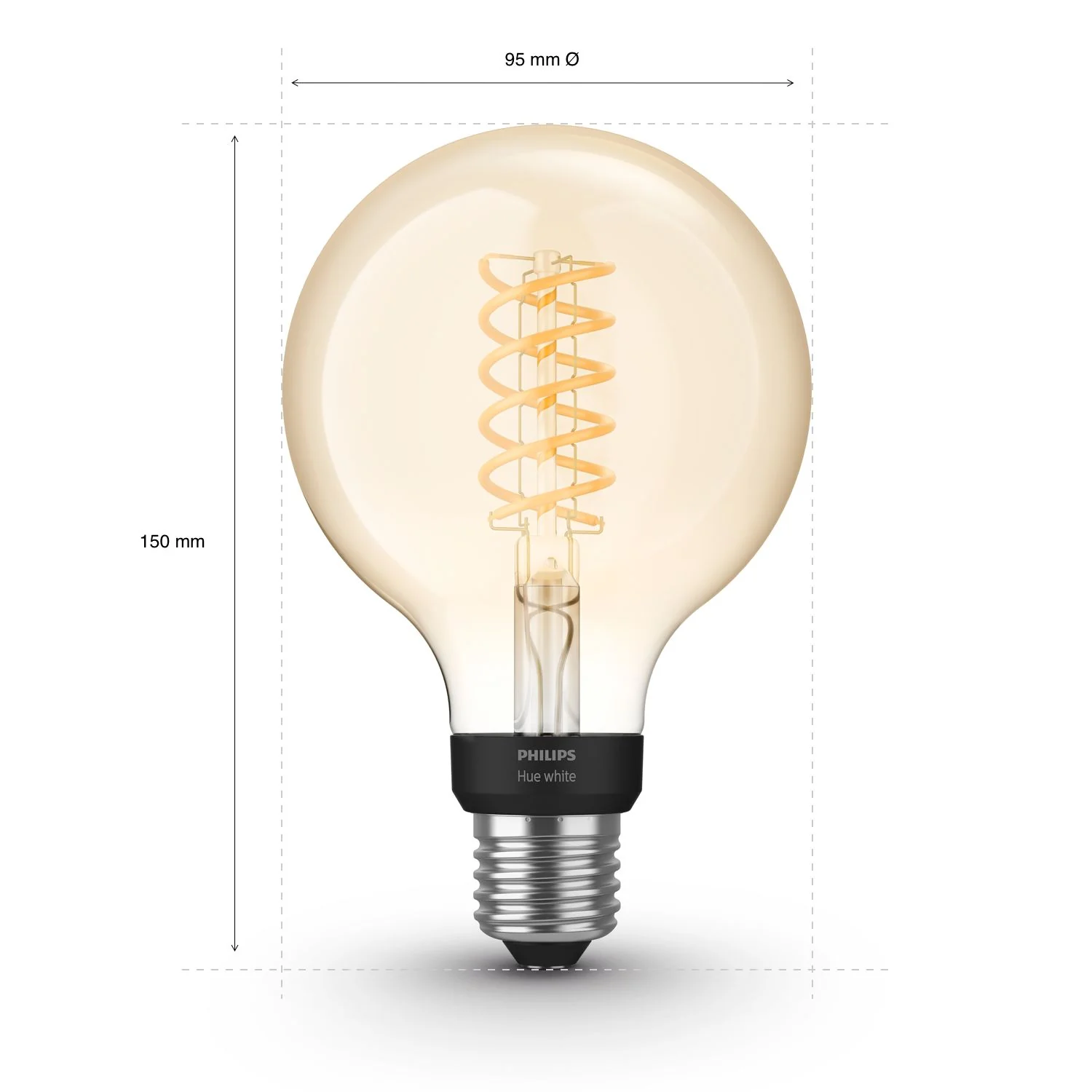 Philips Hue White E27 (G93) Filament • 1 Bulb - Image 7